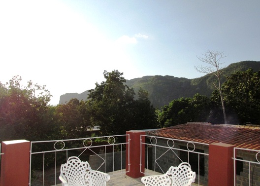 'View from roof terrace' 